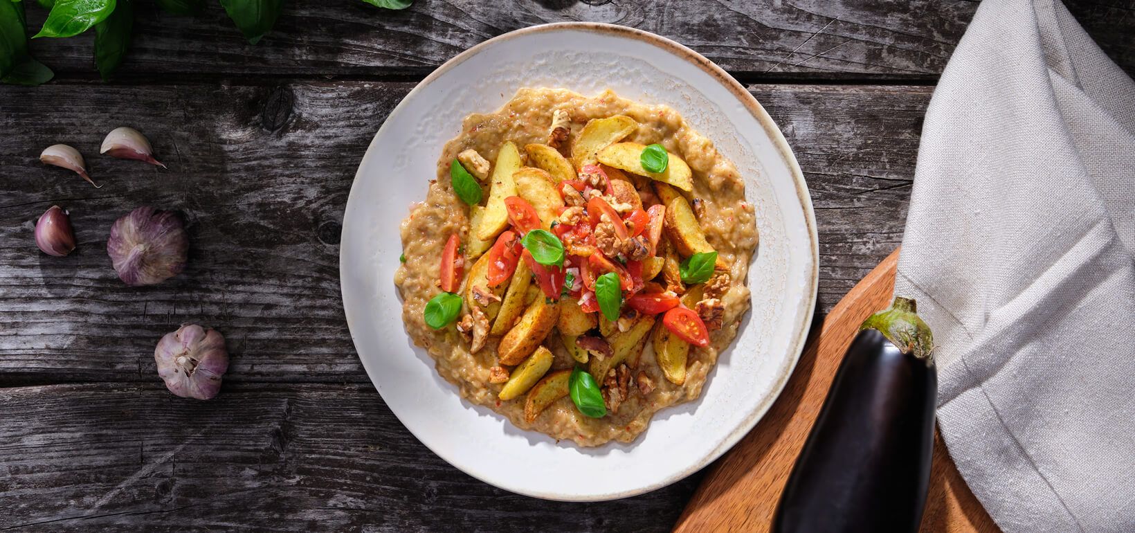 AVIKO Pati Parts Garlic AR BAKLAŽĀNU PASTU, TOMĀTIEM UN ŠALOTES SĪPOLI (SALATA DE VINETE)