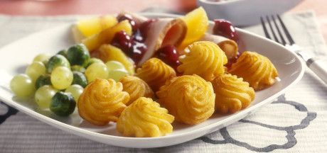 Ātras, saldas pusdienas ar kartupeļu rozetēm